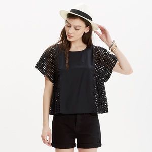 Madewell Eyelet Floatweave Top
